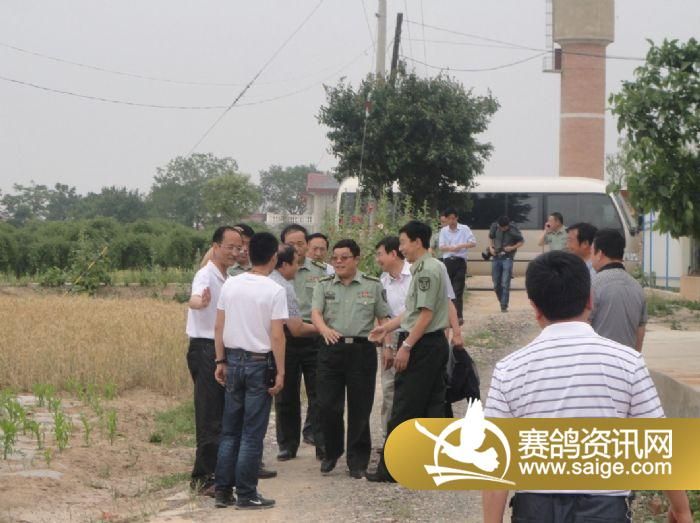 6月15日兰州军区领导及庆阳市领导前来检查指