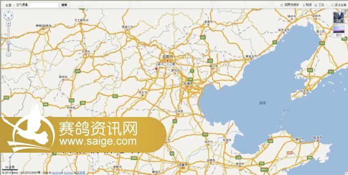 河北省涿州三义公棚地理位置图