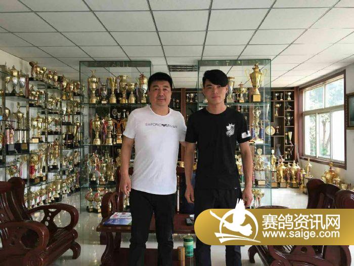 恭贺我棚会员--友翔鸽业王成健先生百鸽园勇夺院内冠军