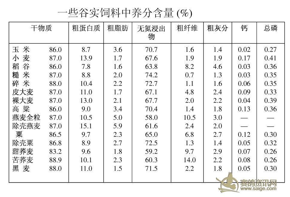 饲料营养成分