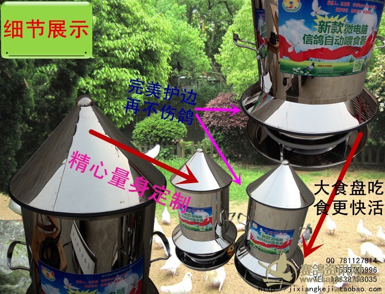 2015年最新款信鸽智能自动喂食器