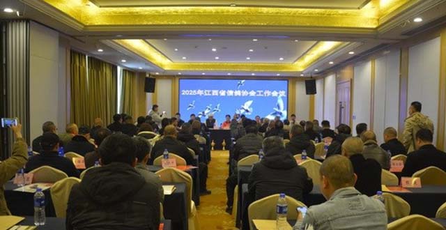 江西省信鸽协会2025年度工作会议（图）