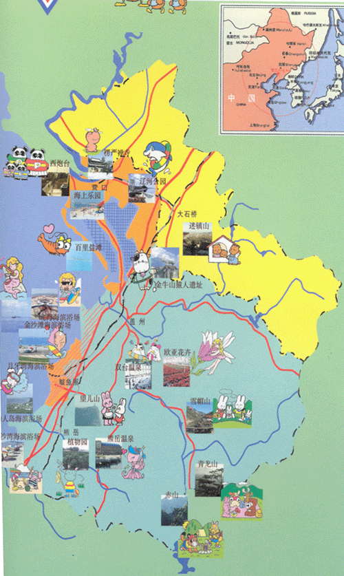           营口市地图图片
